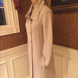Montavani Studio Italian Cashmere Coat Sweater
